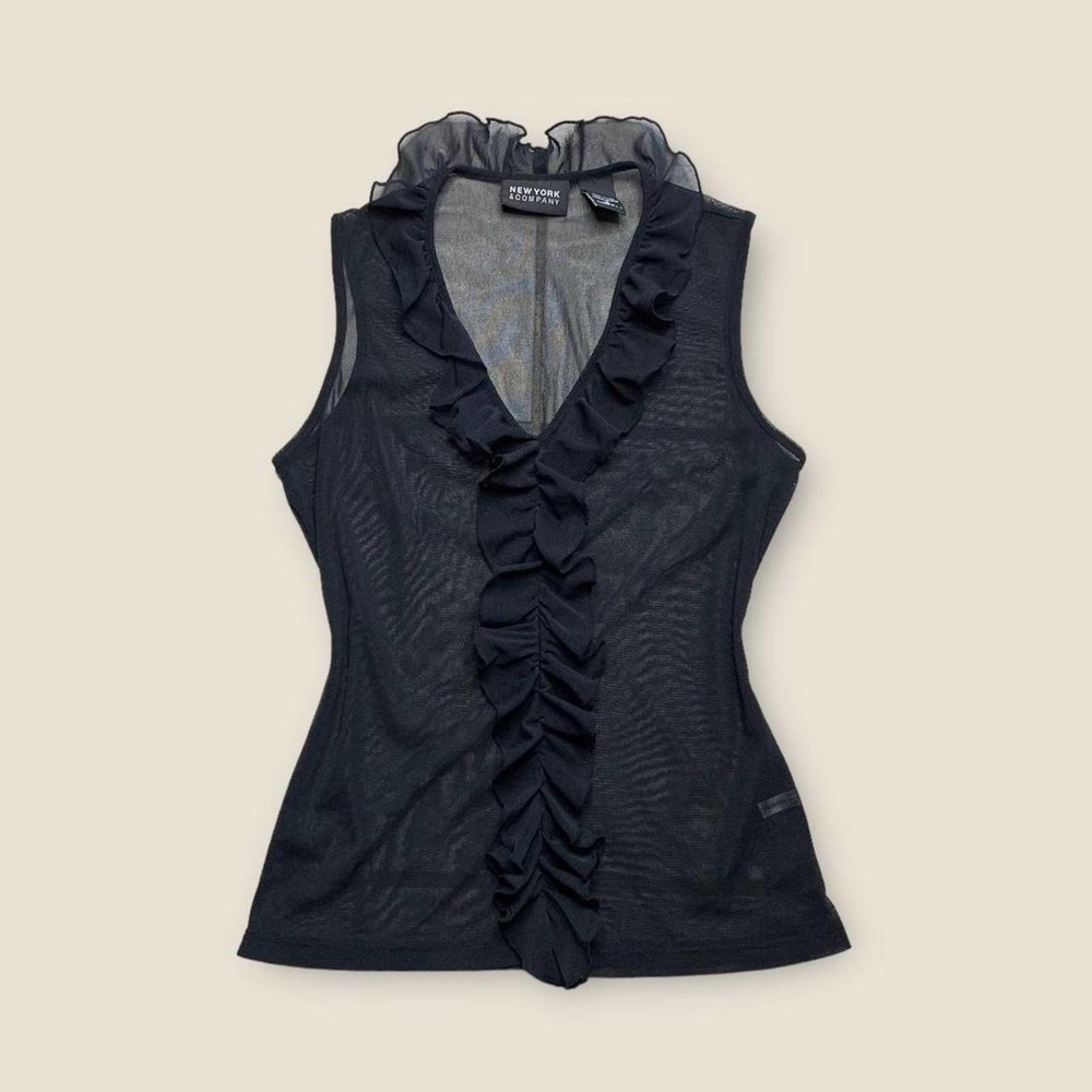 Amazing vintage 90s black sheer